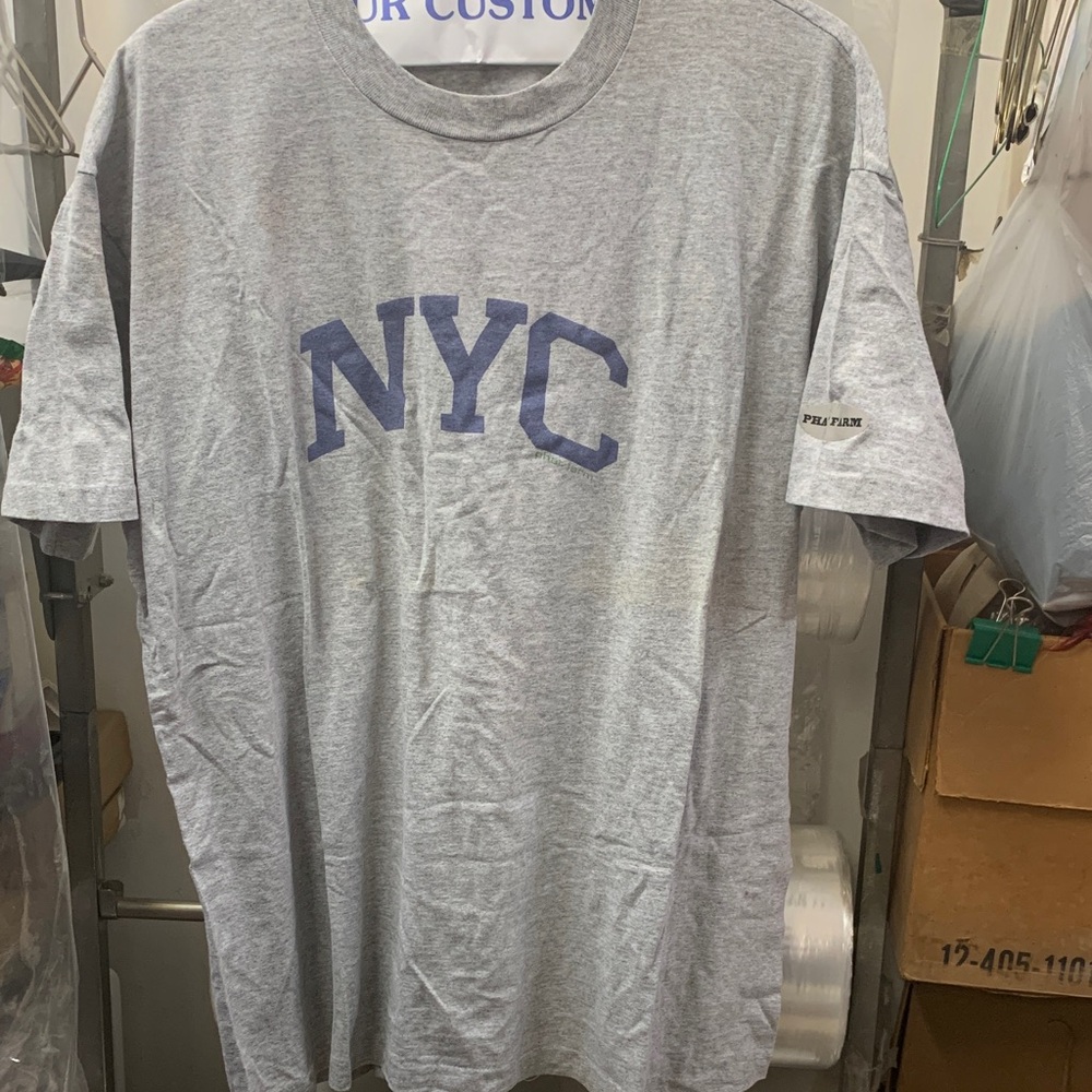 Phat Farm Gray NYC Short Sleeve Tee